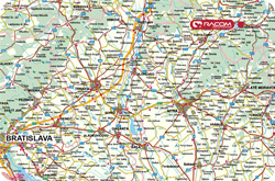Mapa Racom Slovensko