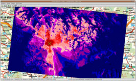 Graph of signal coverage