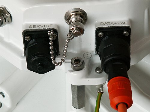 Mikrovlnný spoj RAy – konektory