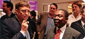 Bill Gates and Kwaku Boadu Bill Gates and Kwaku Boadu