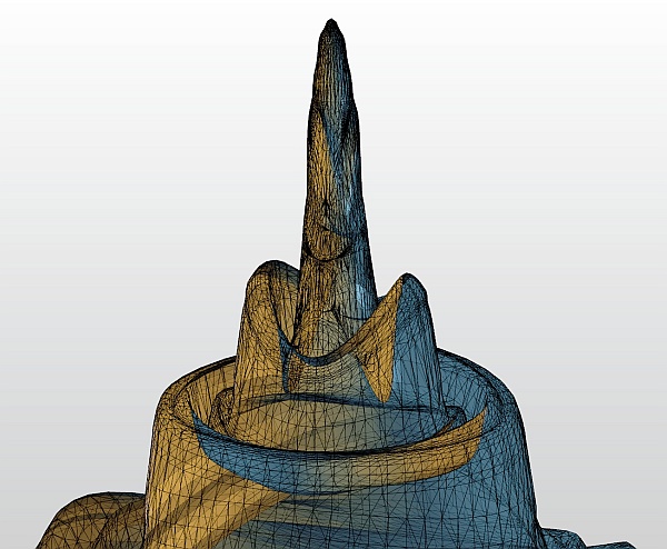 3D example of more complicated Radiation Pattern