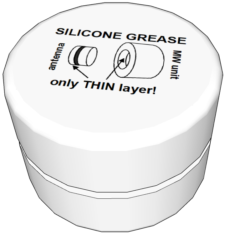 SILICONE GREASE capsule Ø45mm × 25mm