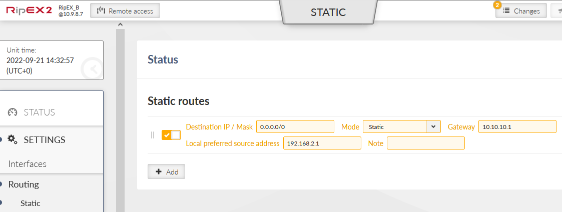 RipEX_B Routing