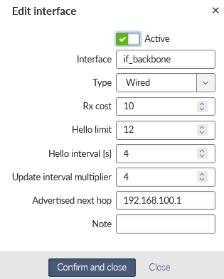 RipEX_A – Babel setup (ETH)