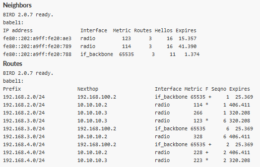 RipEX_A – Babel routing with Ethernet being disconnected