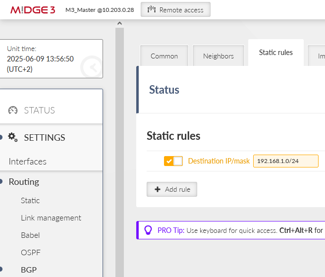 M3_Master Static rules