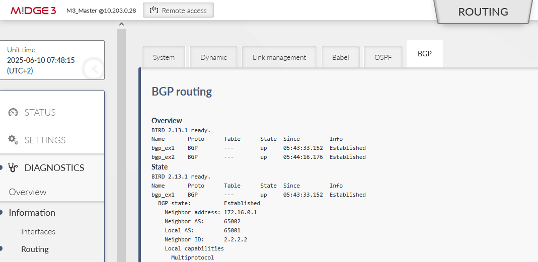 M3_Master BGP routing