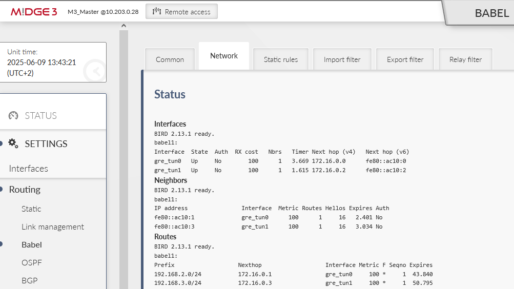 M3_Master Babel status