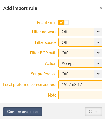 M3_Master Import IGP filter