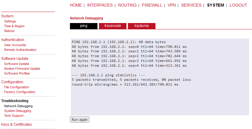 MIDGE2_Client03 pinging another client