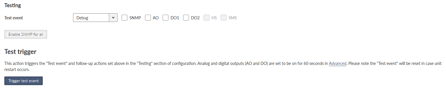 SETTINGS > Device > Events