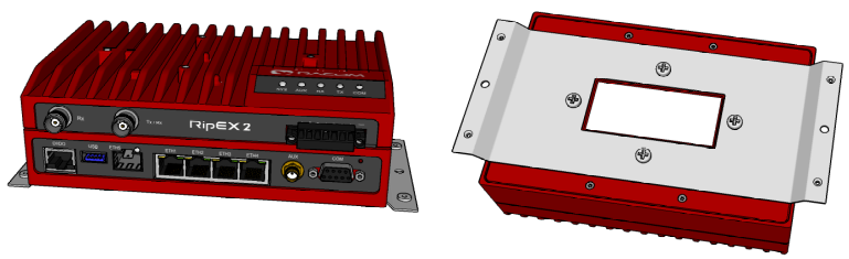 Flat mounting using Flat bracket