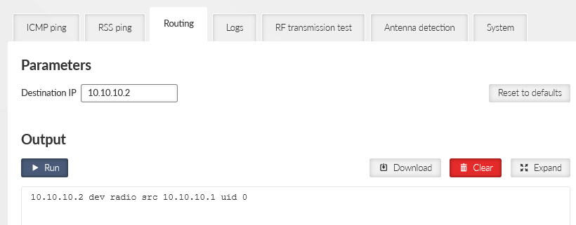 DIAGNOSTICS > Tools > Routing