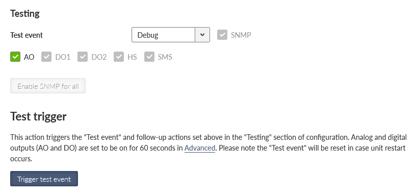SETTINGS > Device > Events
