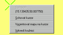 Menu Kurzor