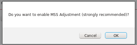 MSS Adjustment