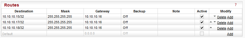 Advanced Routing rules - Remote station