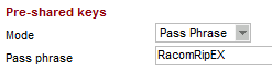 RipEX-Base IPsec PSK
