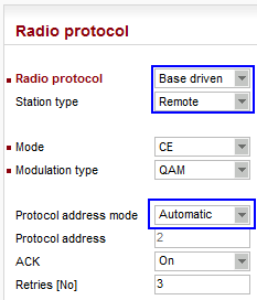 Remote RipEX BDP Details