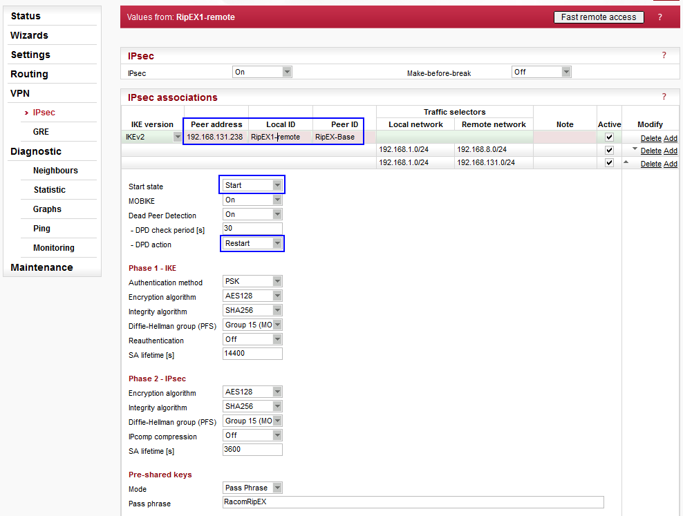 RipEX1-remote IPsec configuration