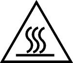 Warning sticker IEC 60417-5041 (DB:2002-10)