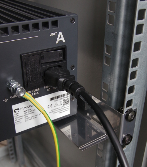 RipEX2-HS grounding in the rack