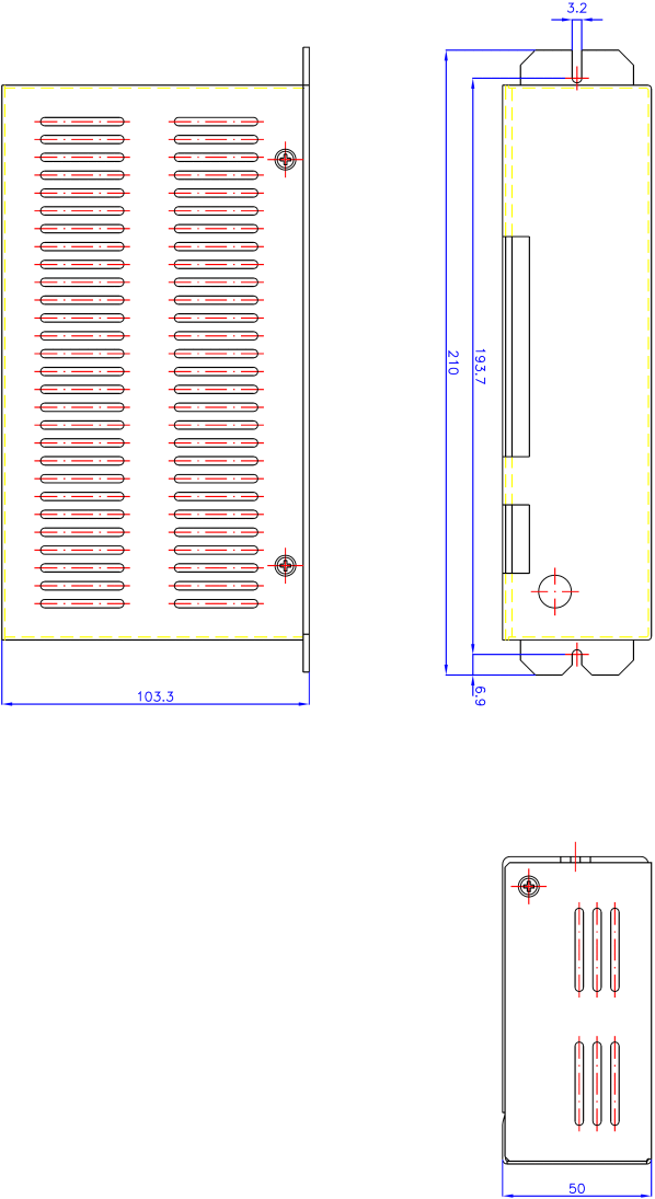 MSU120 Dimensional Drawing