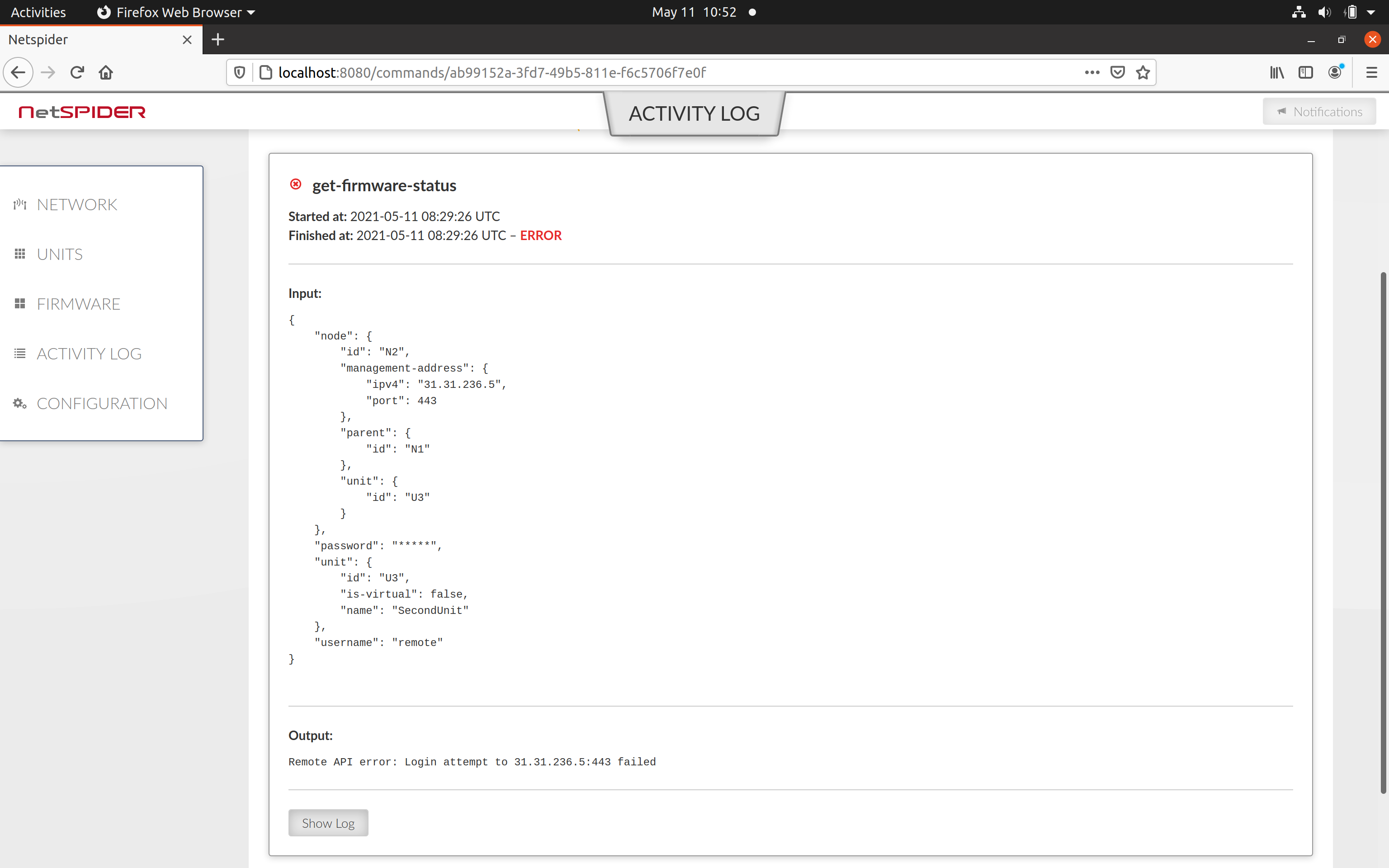 NetSPIDER Subcommand