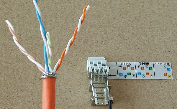 Separated pairs of conductors