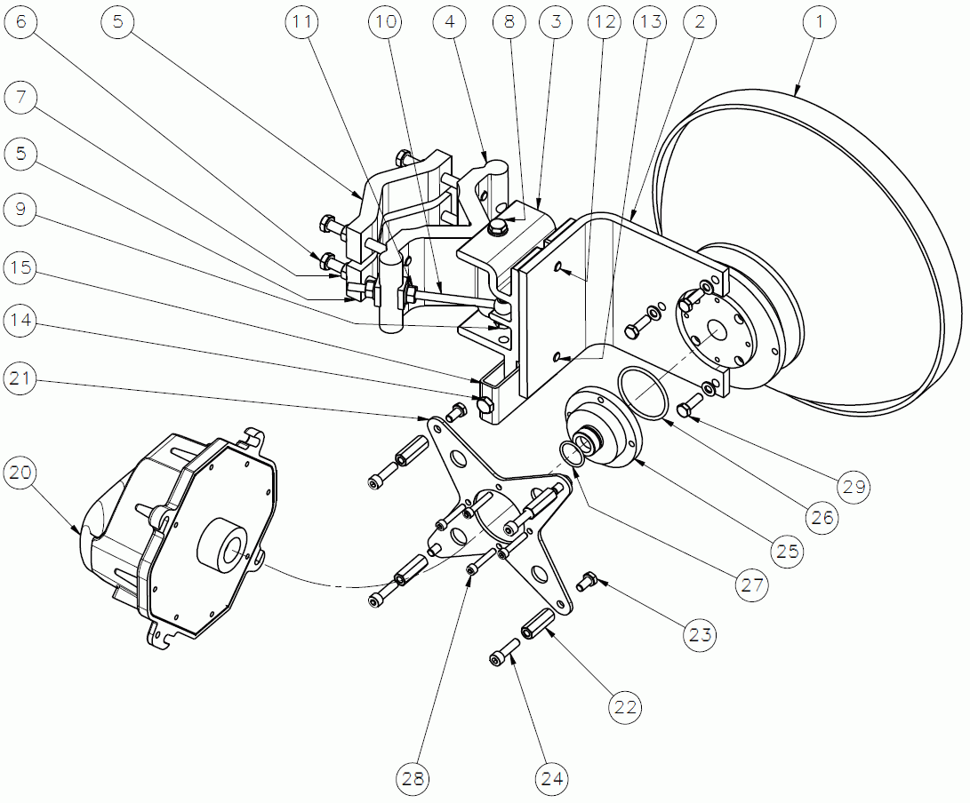 Montážní schéma antény Arkivator, 30 a 60 cm
