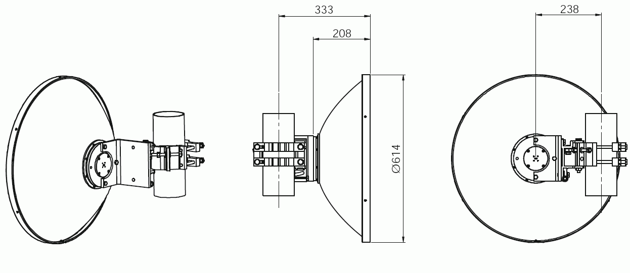 0.6 m Arkivator antenna