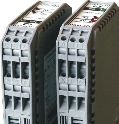 Labeling terminals of optoisolators