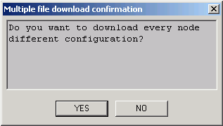 Selection of configuration