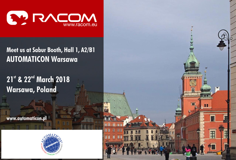 AUTOMATICON Warsawa, 21st & 22nd March 2018, Warsawa, Poland