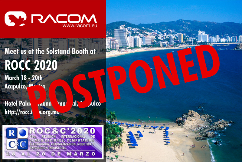 ROCC 2020, Mexico – POSTPONED!
March 18 - 20, 2020