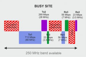 Spectrum on busy site