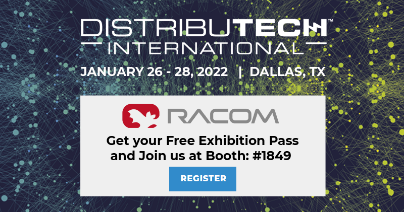 DISTRIBUTECH International 2022
JANUARY 26-28, 2022 | DALLAS, TX