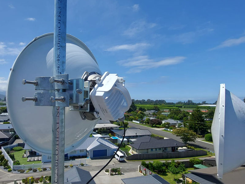 RAy3, 18 GHz
WISP in New Zealand
Rural areas
Challenging conditions 
Backhaul links
Long distances, 1 Gb/s