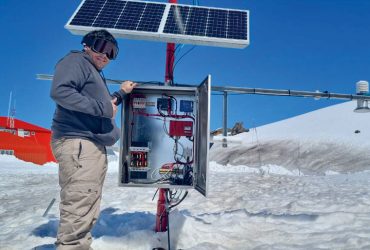 Measurement from Glacier, Chile