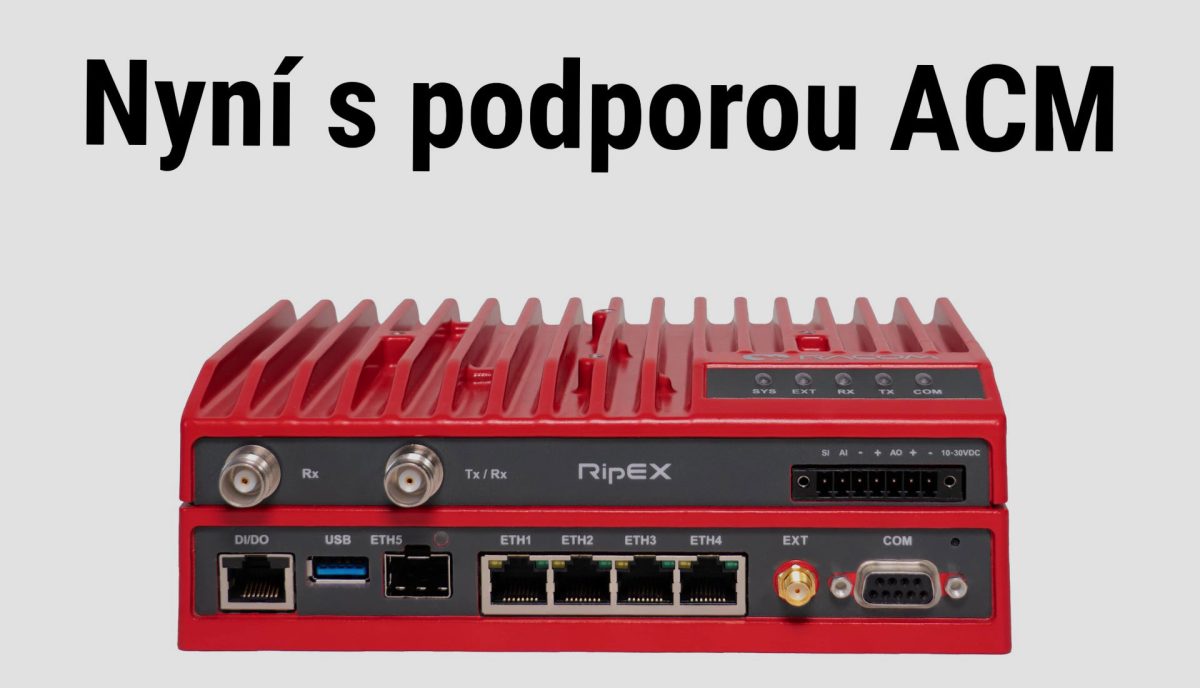 S implementací ACM (Adaptive Coding and Modulation) upevňuje...