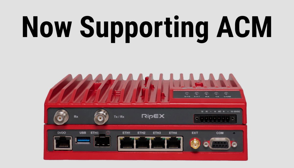 With the implementation of ACM (Adaptive Coding and Modulation)...